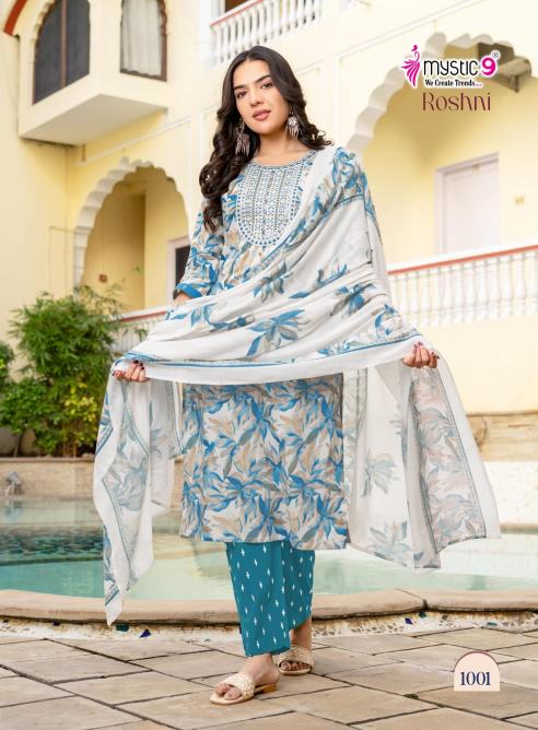 Mystic9 roshni vol 1 wholesale kurti market